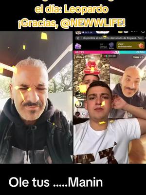 A post by @oscarxrey on TikTok caption: ¡Gracias por el magnífico Regalo que enviaste a mi LIVE! Significa mucho para mí saber que aprecias mi contenido. @NEWWLIFE #tiktoklive #livehighlights #livegift #leopard #leopardo 