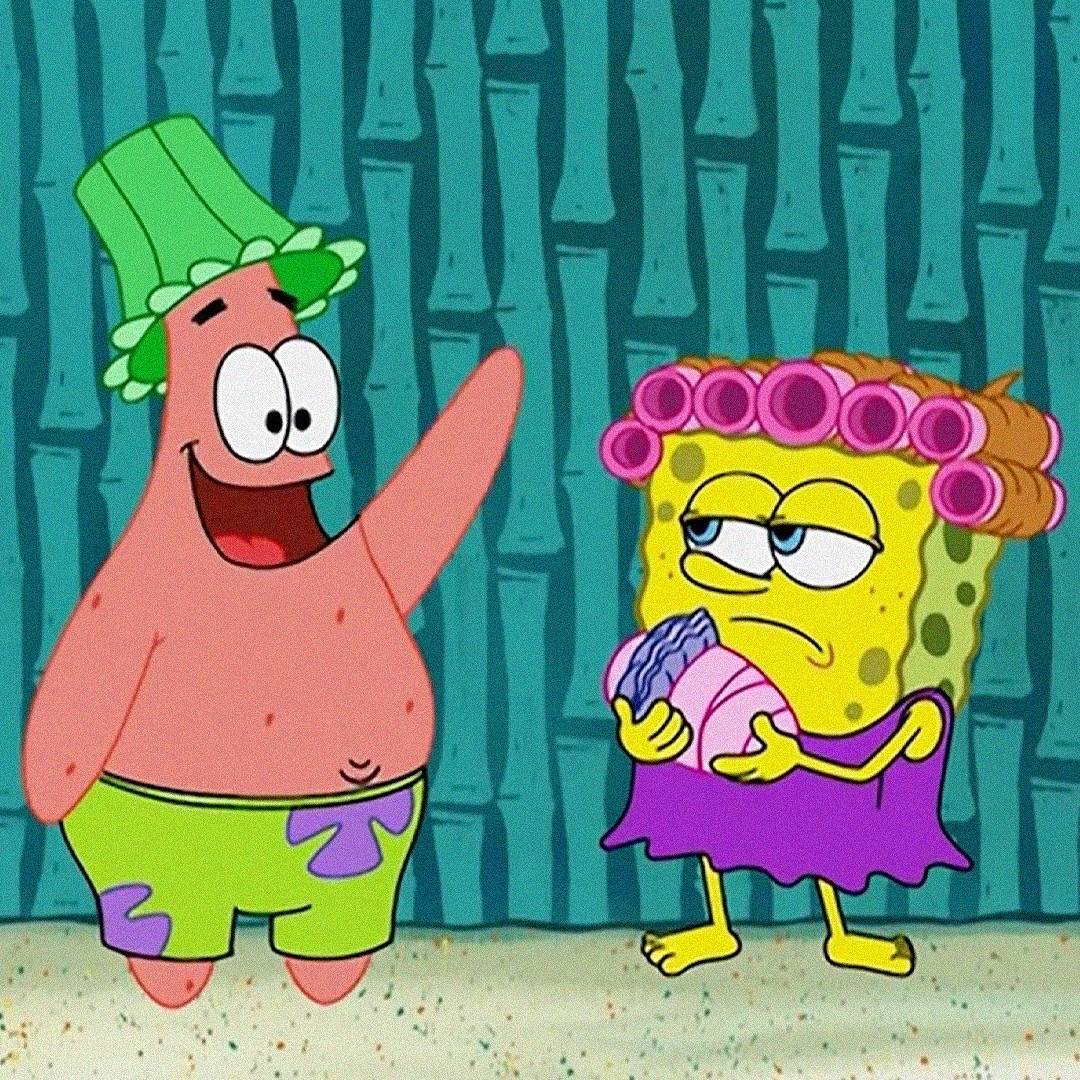 A post by @spongebob on TikTok caption: It’s giving mother 