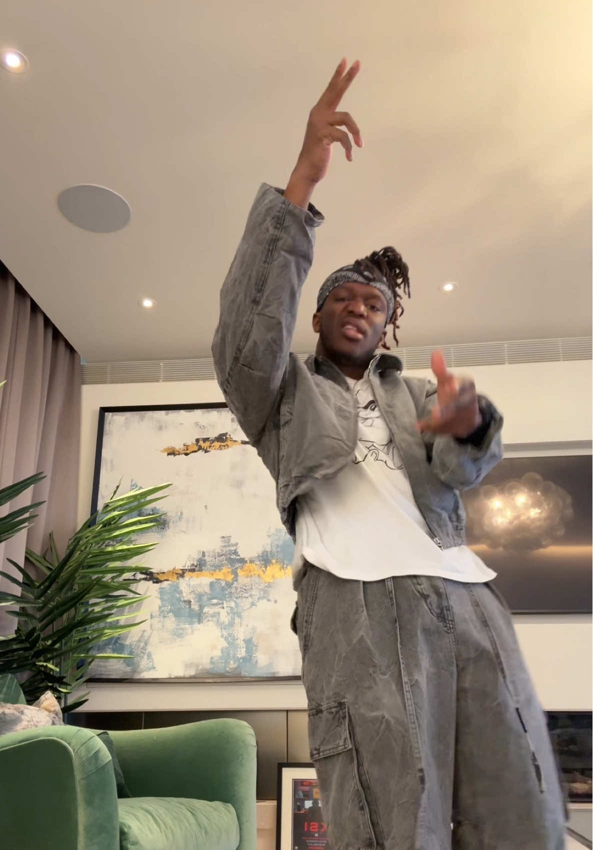 A post by @ksi on TikTok caption: Na but on a real, because of BGT etc, I bet your mum actually knows me