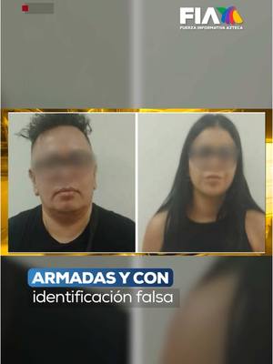 A post by @aztecanoticias on TikTok caption: Servidoras patito; presentaron documentos falsos en #Querétaro.🚨  Dos mujeres fueron arrestadas por amenazar a conductores con una pistola en la carretera a #Chichimequillas, usando un auto de una dependencia pública de #Sinaloa.   La información en #LosRuizLara. #AztecaNoticias #TikTokInftoma 
