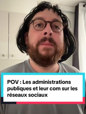 A post by @moguizoff on TikTok caption: POV : Les administrations publiques et leur com sur les réseaux sociaux 