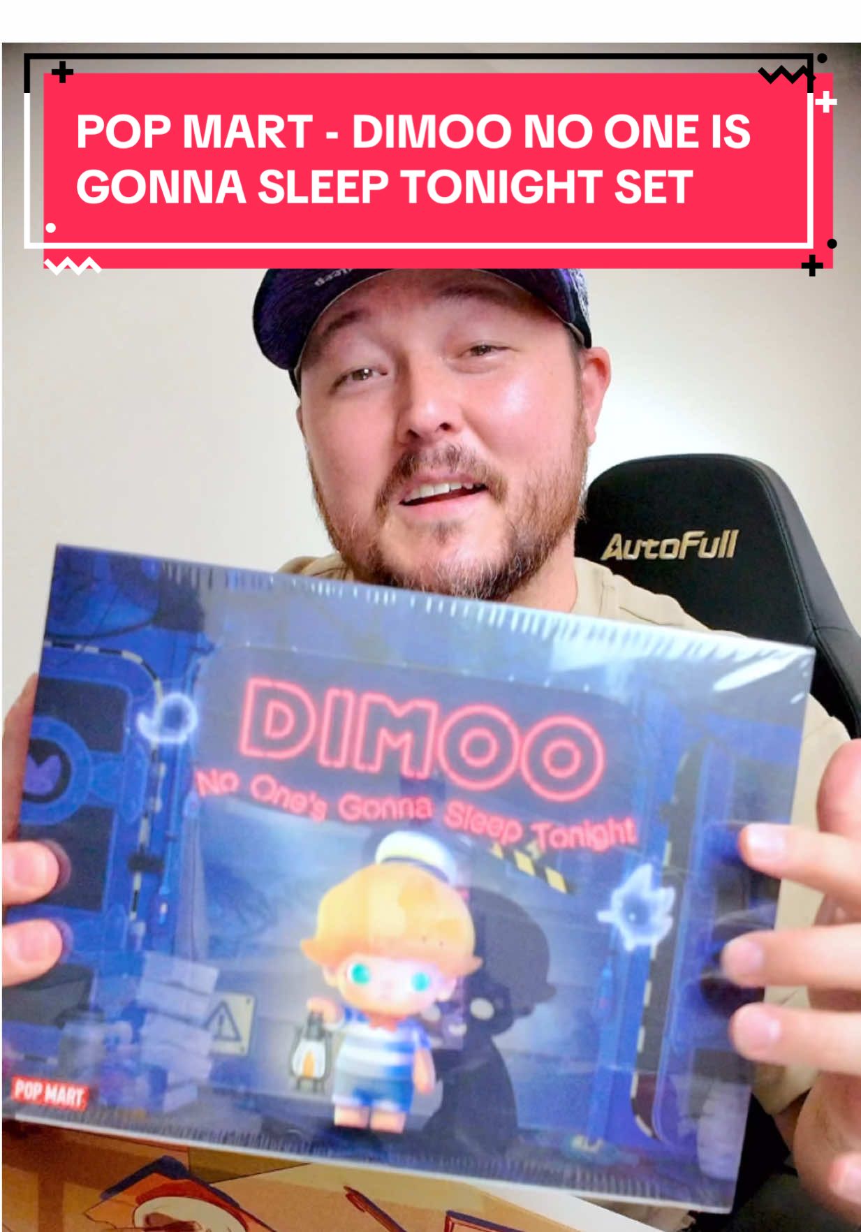 A post by @hapathunder on TikTok caption: Did I actually pull a SR card and Secret figure in one box set?! 🤯 Thank you @POP MART US for gifting this set! I love it! 😊💕 #popmart #popmartusshop #dimoo #dimooworld #noonesgonnasleeptonight #blindbox #blindboxopening @POP MART US SHOP @POP MART USSHOP #hapathunder #fypシ 