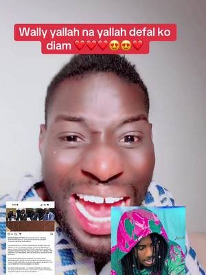 A post by @generalebos on TikTok caption: Wally yallah na yallah defal ko diam ❤️❤️❤️😍😍❤️ @Wally B. SECK ✪ @Baye zale 