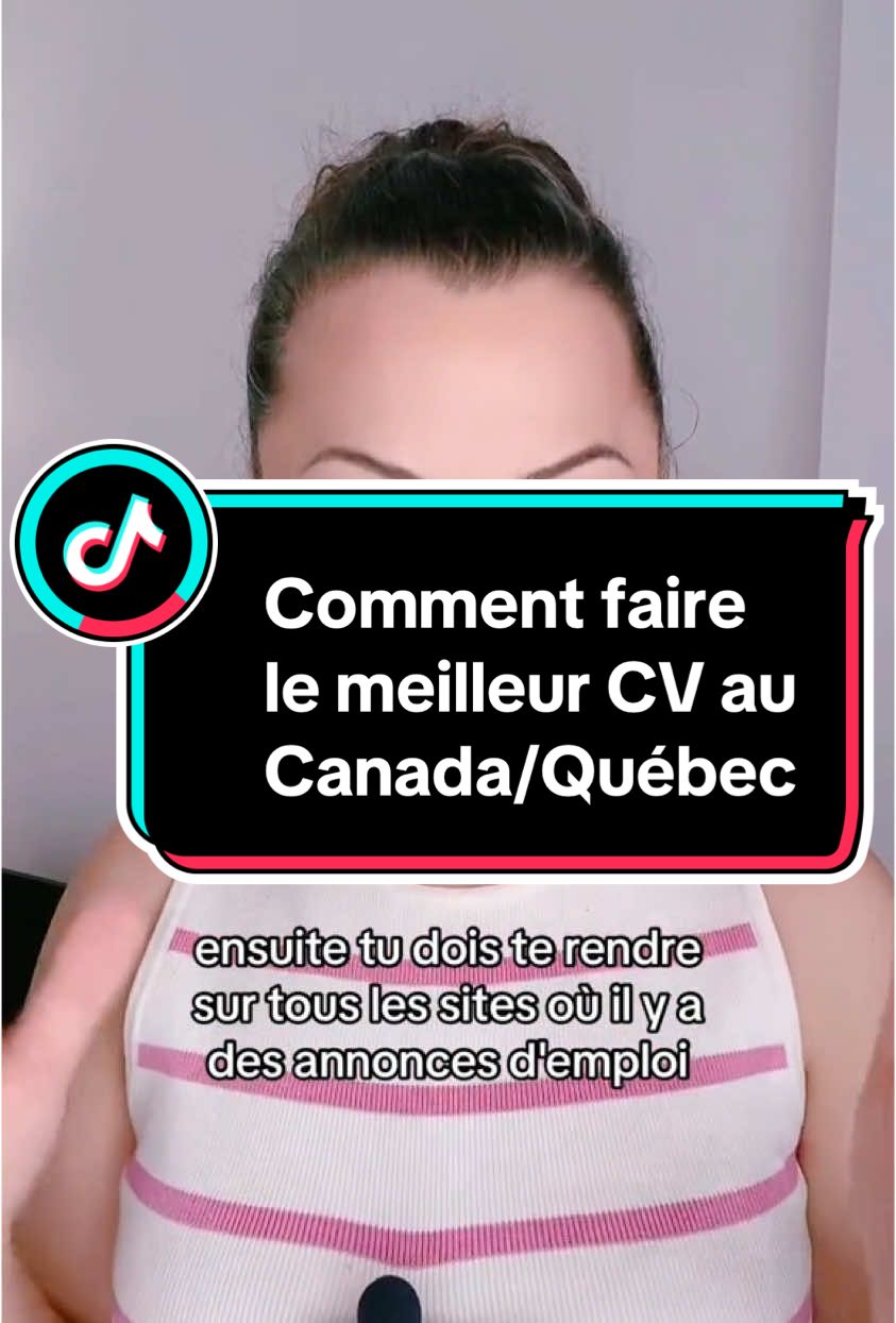 A post by @motherofdragons012020 on TikTok caption: Je t’explique comment faire le meilleur cv pour le #canada🇨🇦 #quebec #travail #emploi 