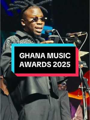 A post by @stonebwoy on TikTok caption: Moving like a straight line.  @GHMusicAwards 2025🇬🇭. DULEGBA 𓋹🐆