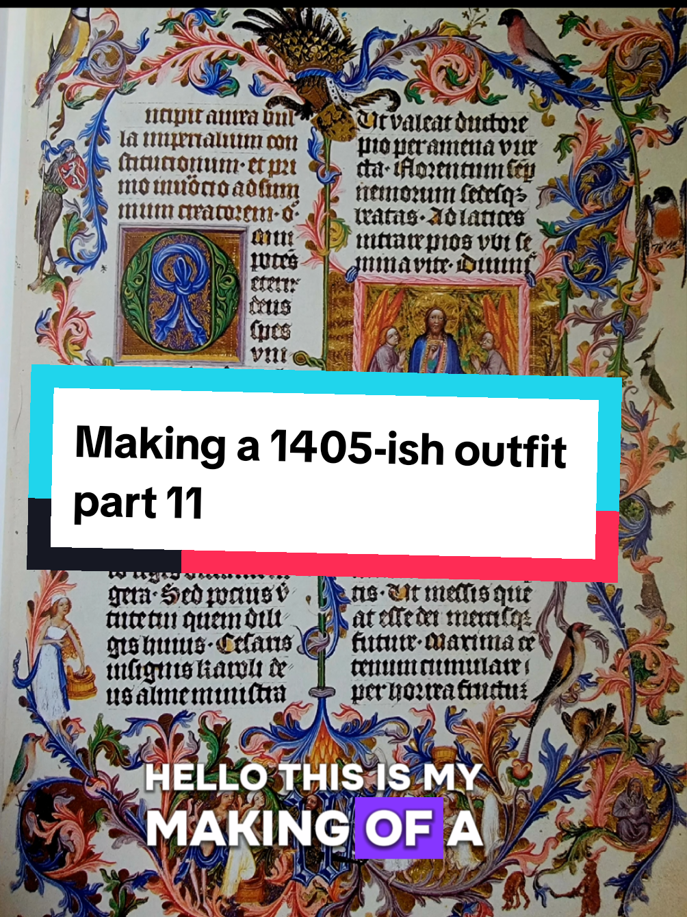 A post by @magpie6493 on TikTok caption: Had this draft sitting around for a bit. been a bit unwell latley but should hopefully be back on track to working on stuff more soon.  #historicalreenactment #history #medievaltiktok #medieval #wip 