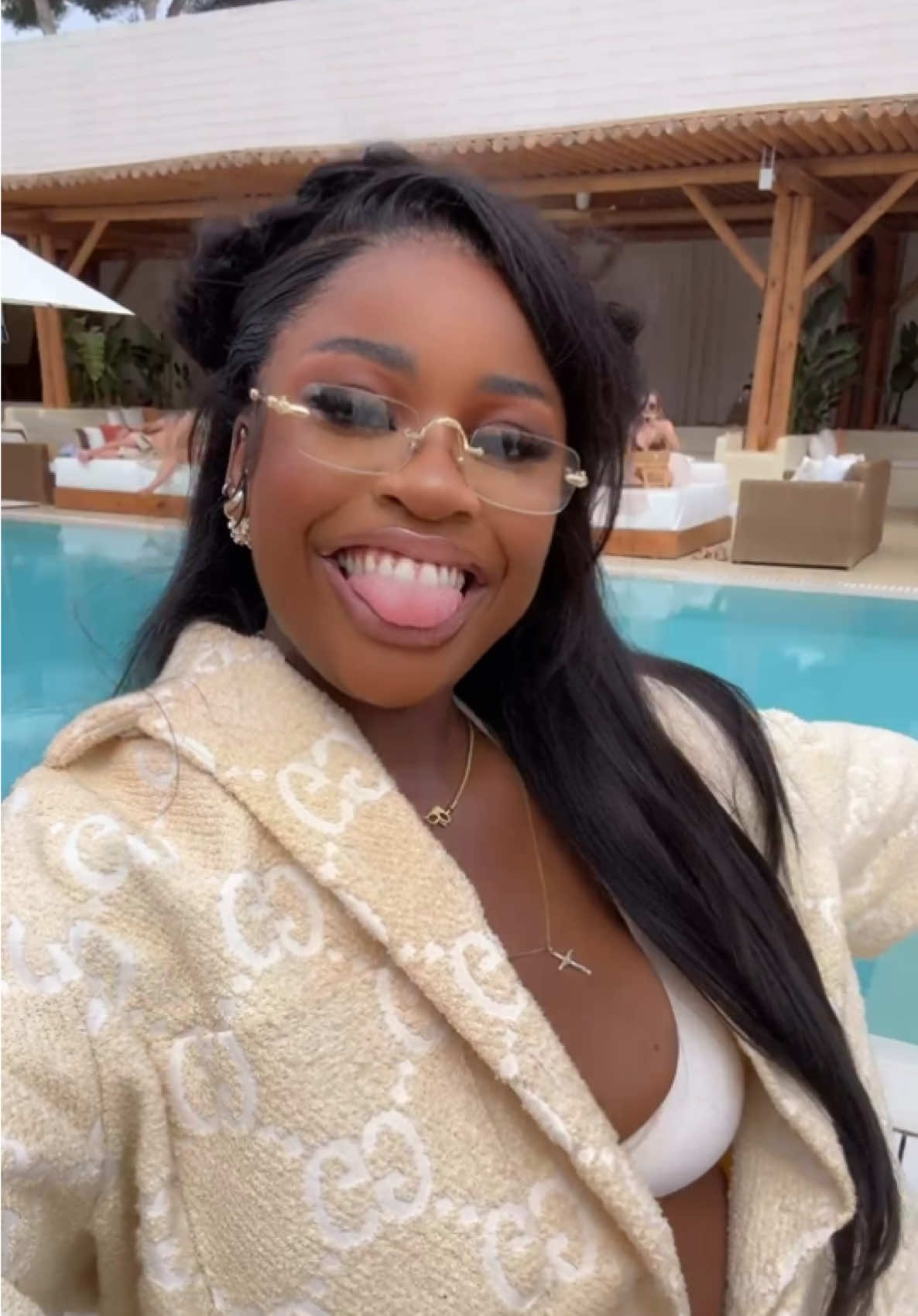 A post by @nellarose on TikTok caption: Guess who’s on holiday AGAIN 😂💛