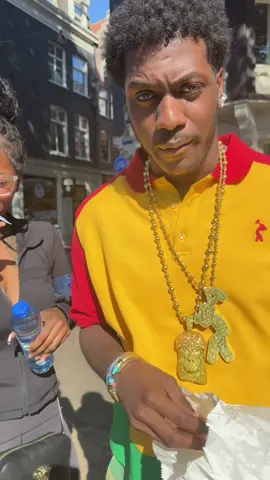A post by @lilyachty on TikTok caption: trying crossantkies in amsterdam with baby sis