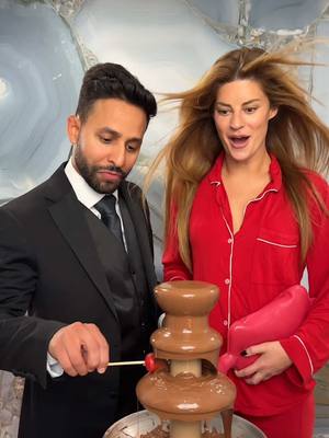 A post by @hannahstocking on TikTok caption: How you expect your man to act when you get your period 💐🍫EXPECTATIONS vs. REALITY @Anwar Jibawi 
