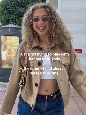 A post by @maliaelaine on TikTok caption: stepping into my personal style 🤭✨  #outfitcheck #OOTD #personalstyle #jorts 