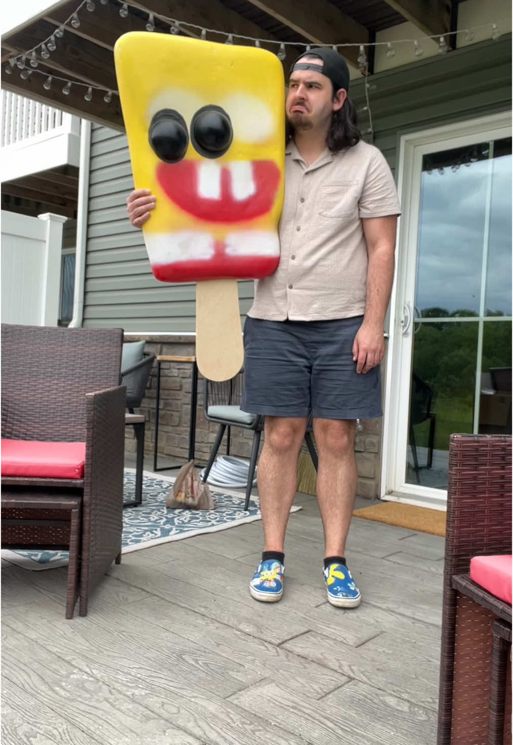 A post by @brenttelevision on TikTok caption: He broke! 