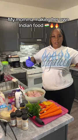 A post by @niyawiyaaa18 on TikTok caption: She really started dancing to the song 😂😂😂 she really cracks me up ! But get into and understand the assignment #viral #foryoupage #foryoupage❤️❤️ #msfyatee #indian #indianfood #review #foodie #goodfood 