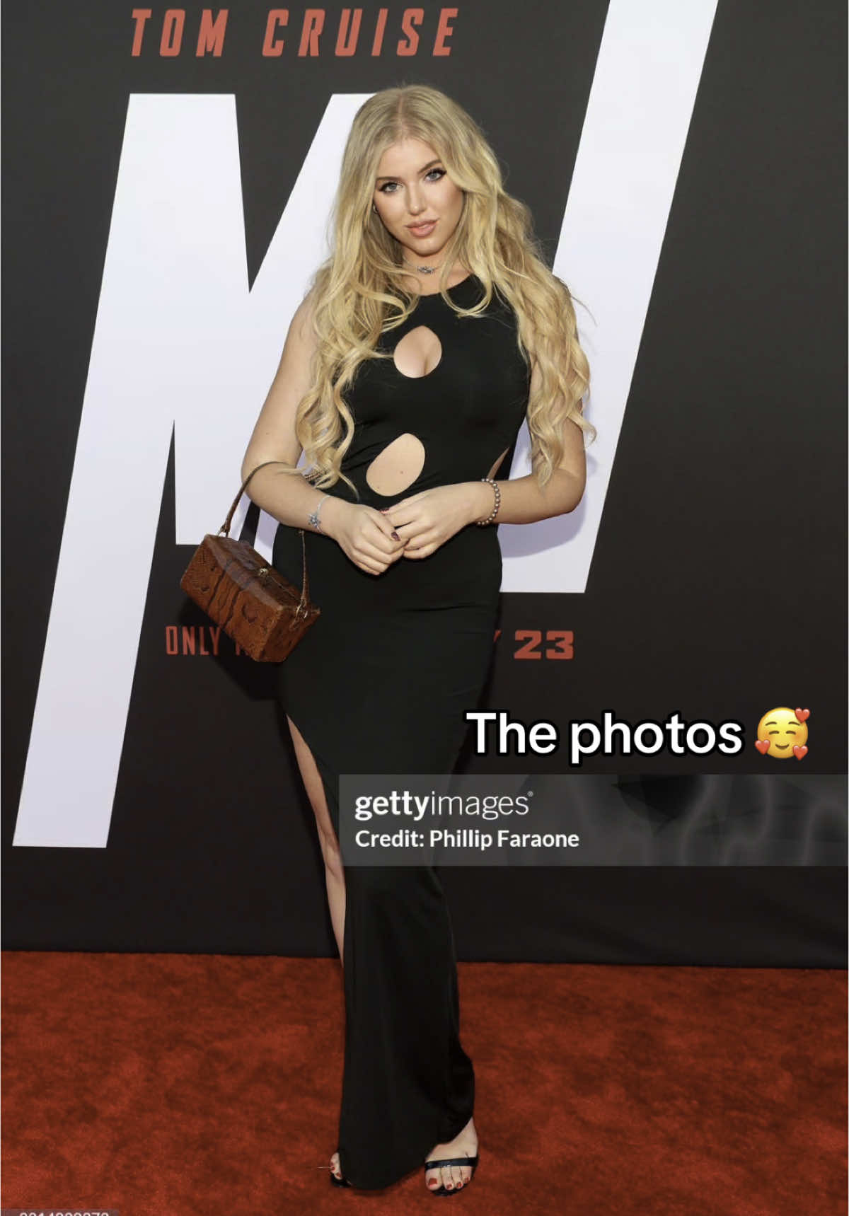 A post by @heatherlarose on TikTok caption: Diary of a Hollywood Starlet 😘 #hollywood #younghollywood #premiere #losangeles #redcarpet #gettyimages #viralsong #viralsound @Joli Lily 