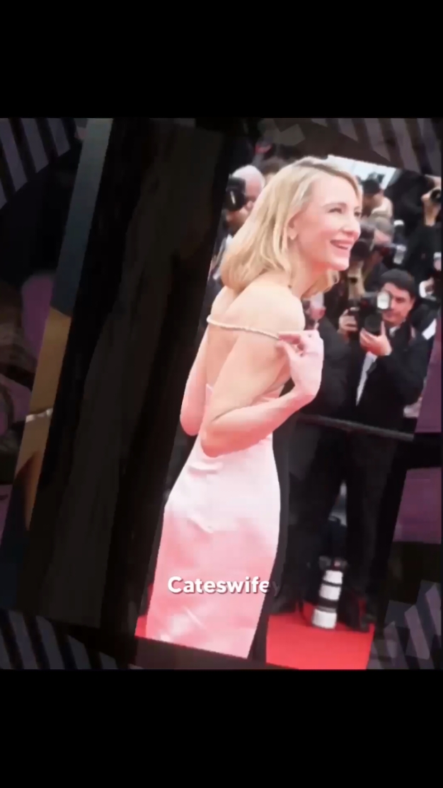 A post by @catesswifey on TikTok caption: HAPPY B-DAY TO CATIE!! ITS BEEN 5 YEARS CELEBRATING WITH HER. NOW SHE TURNS 56🤍 (Please ignore the mistakes. This took 3 months😞) || #cateblanchett #alightmotion #fyp #cateswifey #reels #viral ||