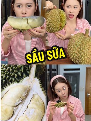 A post by @vietphuongthoa98 on TikTok caption: Sầu riêng sữa hay còn gọi là sầu 9 Hoá, lần đầu nghe luôn 😆