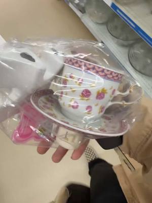 A post by @thriftyweenqueen on TikTok caption: The teacup nightlight 