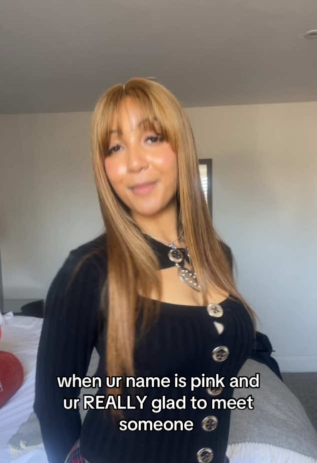 A post by @pinkpantheress on TikTok caption: i’m really glad to meet you babe #newmusic #pinkpantheress #fancythat 