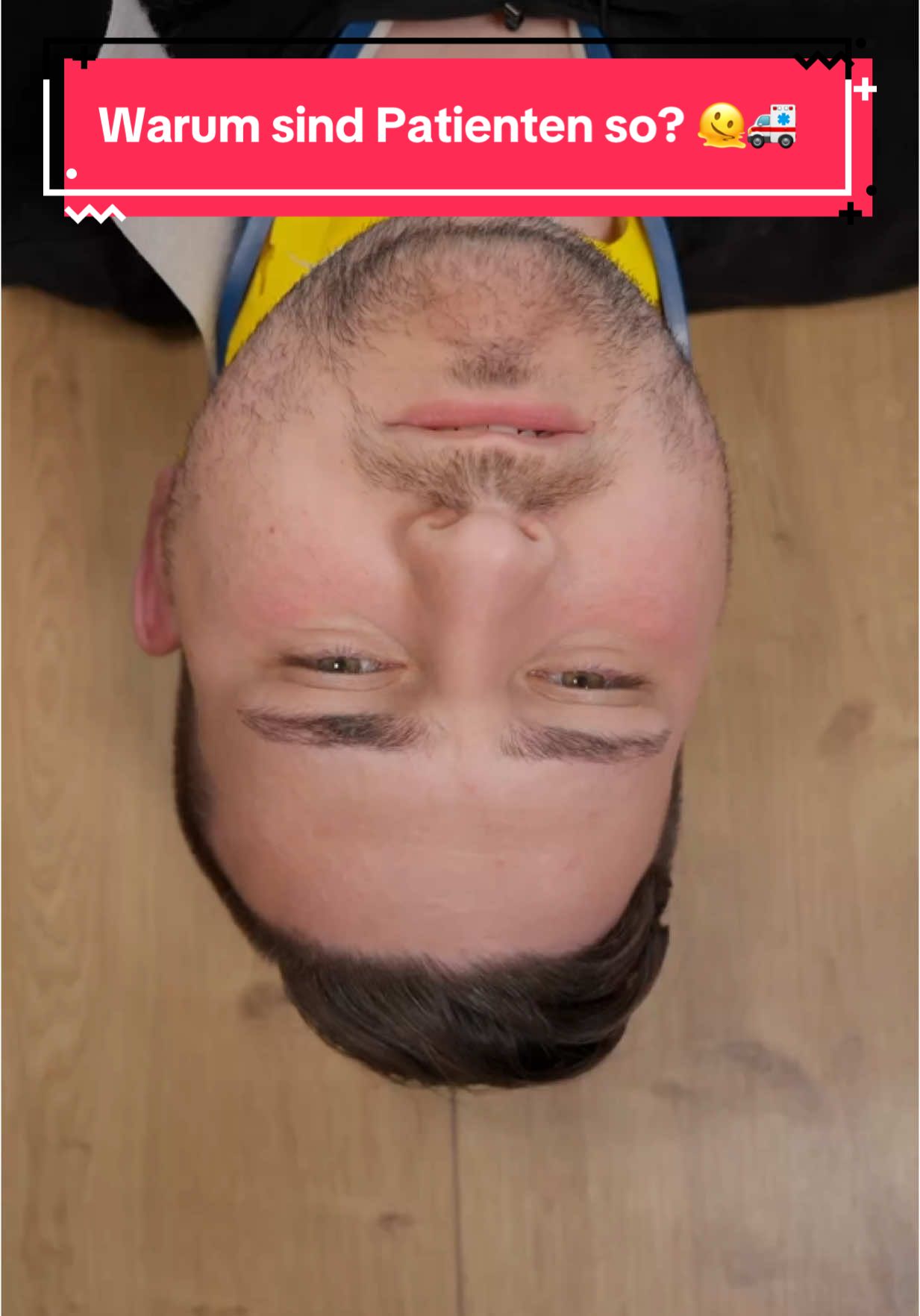 A post by @robmedc on TikTok caption: Die haben original eine andere Story sobald der Arzt da ist 🙃🙃 #rettungsdienst #humor 
