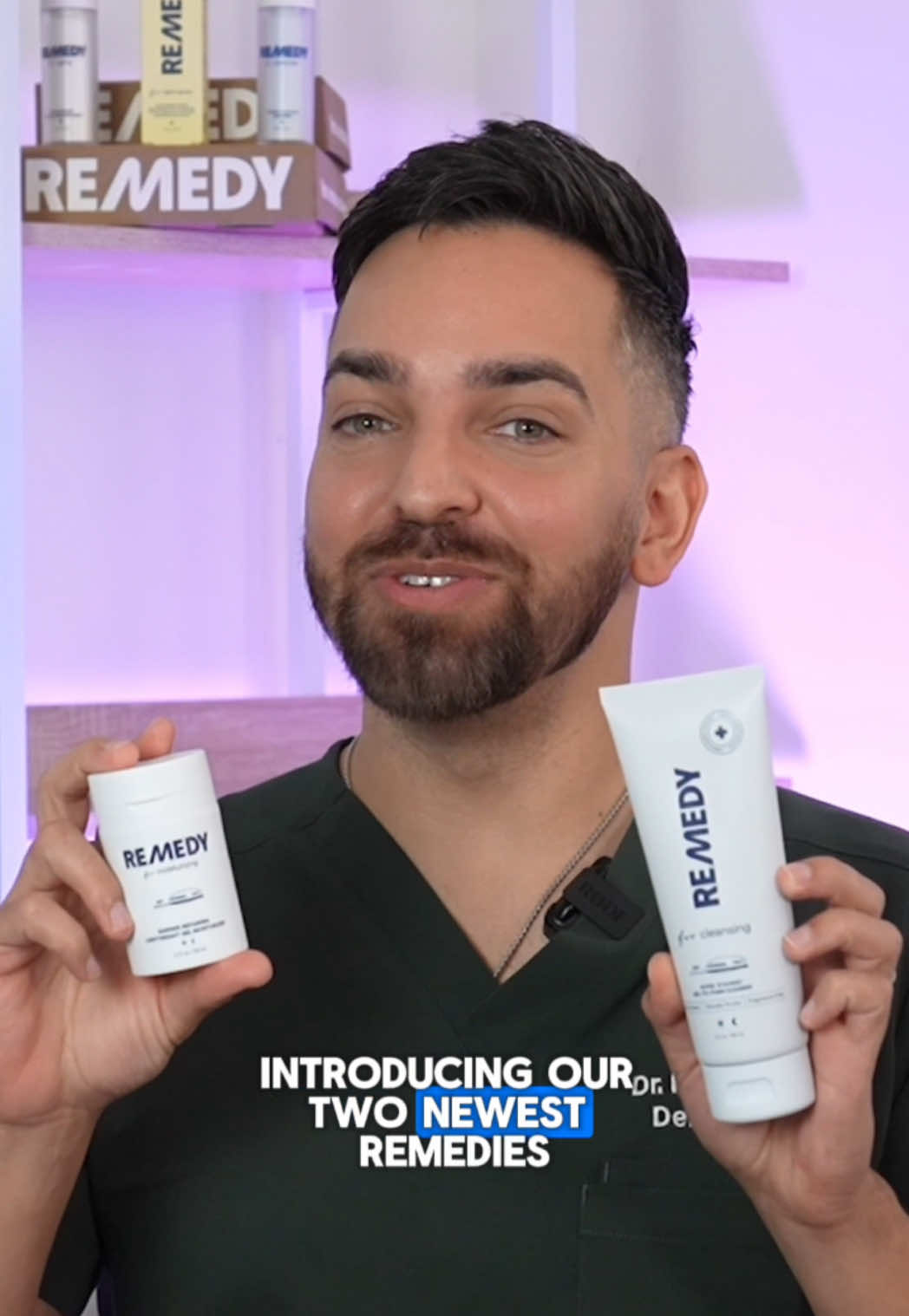 A post by @dermdoctor on TikTok caption: NEW FROM @Remedy Science  Cleanser + Moisturizer: The perfect summer duo 