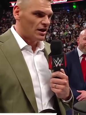 A post by @santizapreacts on TikTok caption: GUNTHER VS GOLDBERG IS THE END GOAL #wwe #wwechampions #prowresting #wweraw #wrestlemania