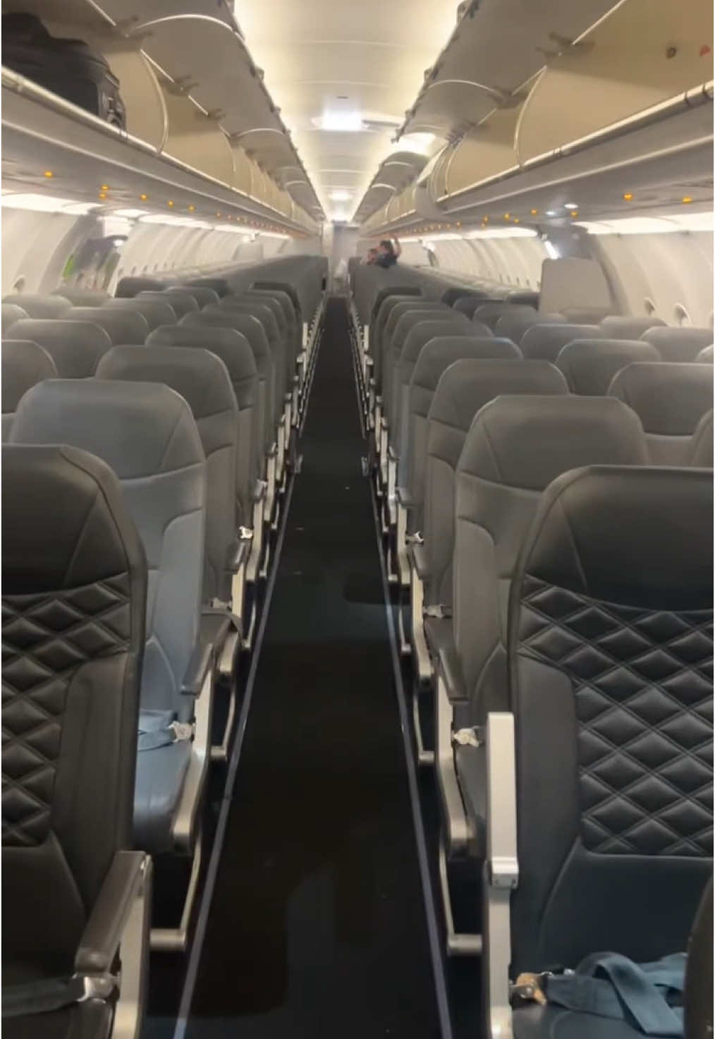 A post by @camrilynn on TikTok caption: My first day in the life🥹 #flightattendant #avation 