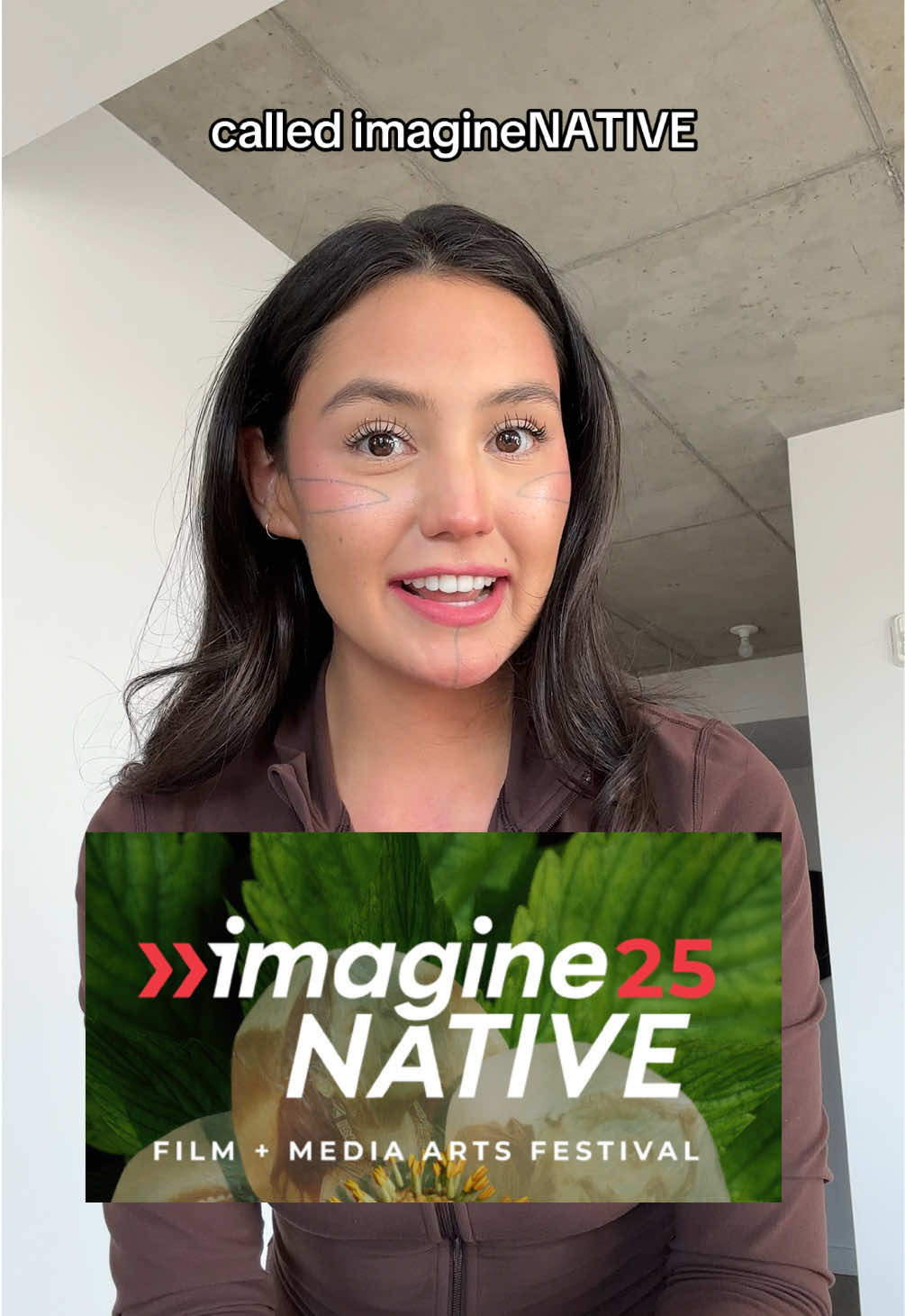 A post by @shinanova on TikTok caption: Get your tickets now because @imagineNATIVE is turning 25 and I'm excited to be attending their festival!!!🙌🏼👏🏼🍓 June 3-8 in Toronto! Let's celebrate!!!! #imagineNATIVE #imagineNATIVEpartner #SeeYouThere #filmfestival 
