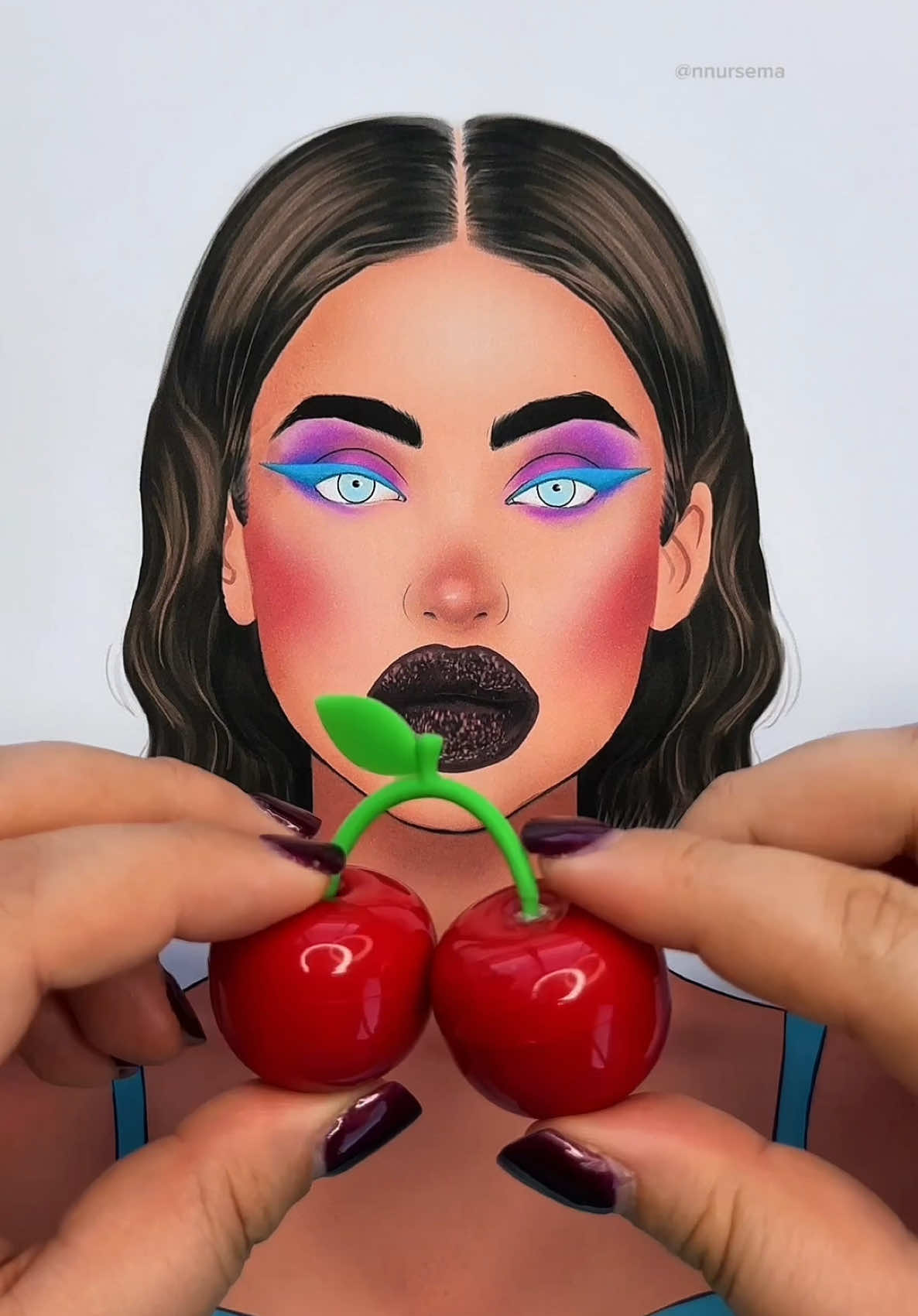 A post by @nnursema on TikTok caption: Skin Care ASMR ✨🩵