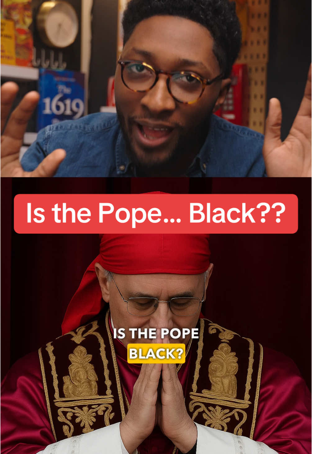 A post by @garrisonhayes on TikTok caption: The new Pope, Leo XIV, has Black ancestry.. so that makes him Black… right? Well the answer to that questions depends entirely on when you ask it. Pope Leo would AND wouldn’t be Black depending on the year. And that should tell you everything you need to know about history, race and the social constructs that dictate how we see the world. 