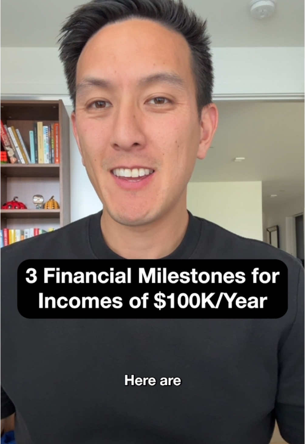 A post by @humphreytalks on TikTok caption: 3 Financial Milestones for those Making $100K / Year! 