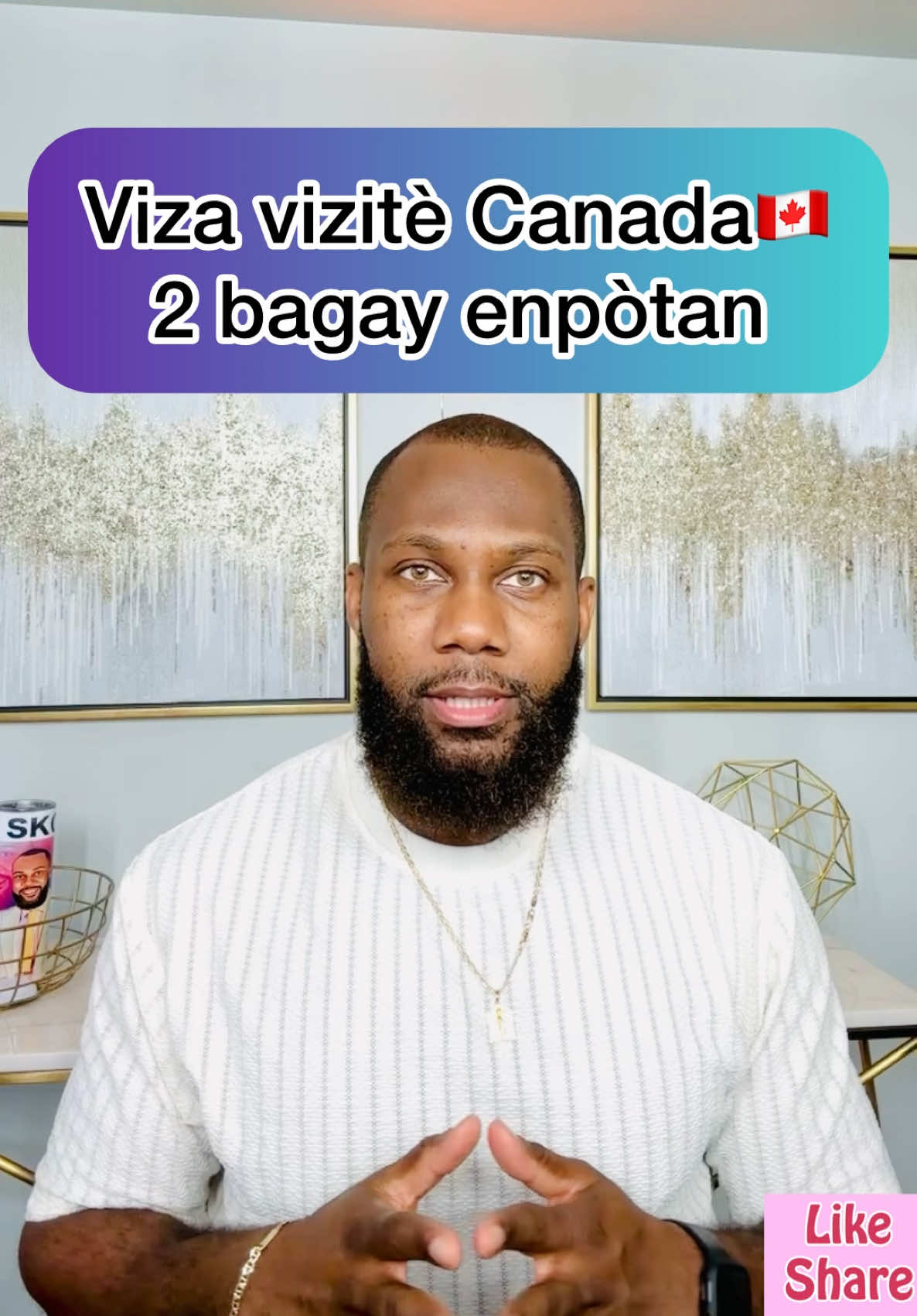 A post by @steevekgabriel on TikTok caption: Pou moun ki bezwen al mandé pou Canada yo. https://skg.enloja.ca #canada #immigration 