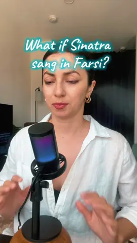 A post by @serena_nastaran on TikTok caption: Reimagining Classics 🎺🎷 . . . . . #franksinatra #flymetothemoon #farsitiktok #farsisong #afghantiktok #afghansinger #afghan 