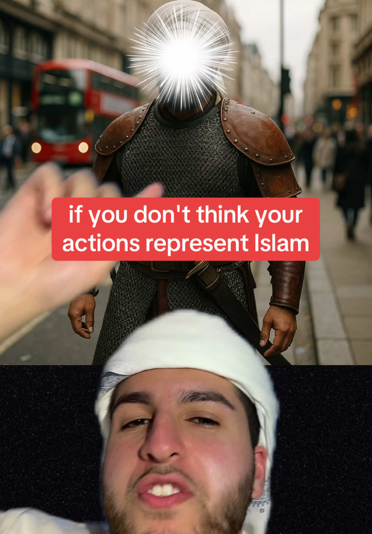 A post by @thepillarsapp on TikTok caption: If you don’t think your actions represent Islam then