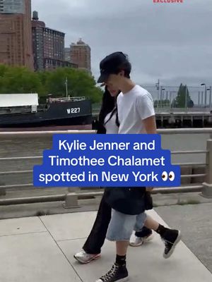 A post by @dailymail on TikTok caption: Lovebirds Kylie Jenner and Timothee Chalamet were spotted keeping it low-key during a walk in NYC. Click the link to read the full story. #kyliejenner #timotheechalamet #celebrity 