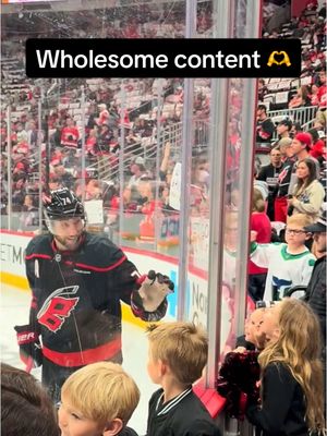 A post by @canes on TikTok caption: Our favorite interactions 🥹 #canes #nhl #playoffs #family 