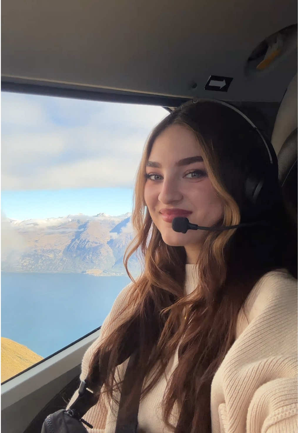A post by @savanahmosss on TikTok caption: I swear the sun shines brighter in NZ🌊☀️ @New Zealand #nzminecraftdlc #nzminecraft #minecraftmovie #nzbucketlist #ad 