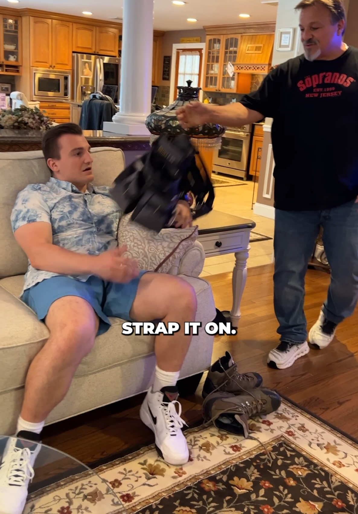 A post by @codells on TikTok caption: Dad Has The Perfect Cure For Son’s Depression