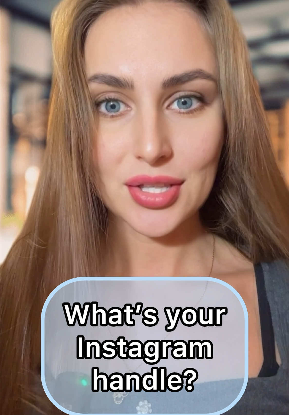 A post by @starvicks51 on TikTok caption: And what’s your IG handle?🇬🇧🇺🇸 #vickysenglish #english #trendingreels #words #vocabulary #expressions #phrases #learnenglish #speakenglish #ielts #ieltspreparation #speaking #practice #englishlesson #englishclass #englishonline #englishteacher #englishtips
