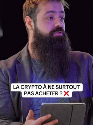 A post by @blocks_tv on TikTok caption: LA CRYPTO À NE SURTOUT PAS ACHETER ? ❌