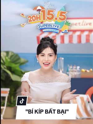 A post by @halinhofficial on TikTok caption: Mặn mẽ lên nhé các tình iu! #halinhofficial #superlive #155 #livestream #vohalinh 