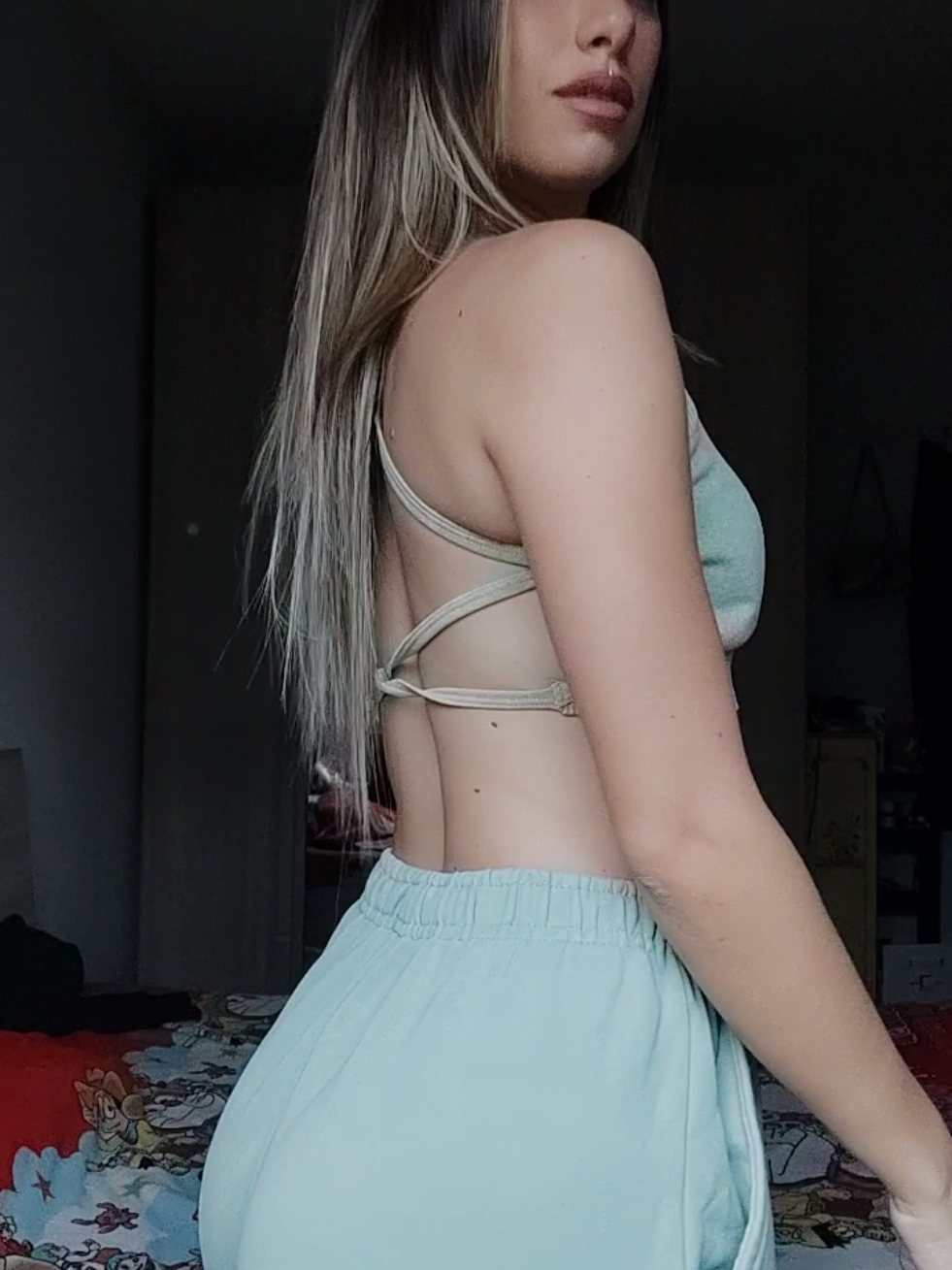 A post by @noemy_martini on TikTok caption: I love my hair 🥰🥰  #hair #naomy #naomymartini #foryou #perte #porti #model #sunset #loveyou #amore #cute #girl #turin #torino #italia #italy #beauty #love #women #beautiful 