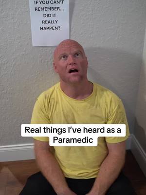 A post by @firedepartmentchronicles on TikTok caption: Real things I’ve heard as a Paramedic. I never saw this coming. #ems #floor #walking 
