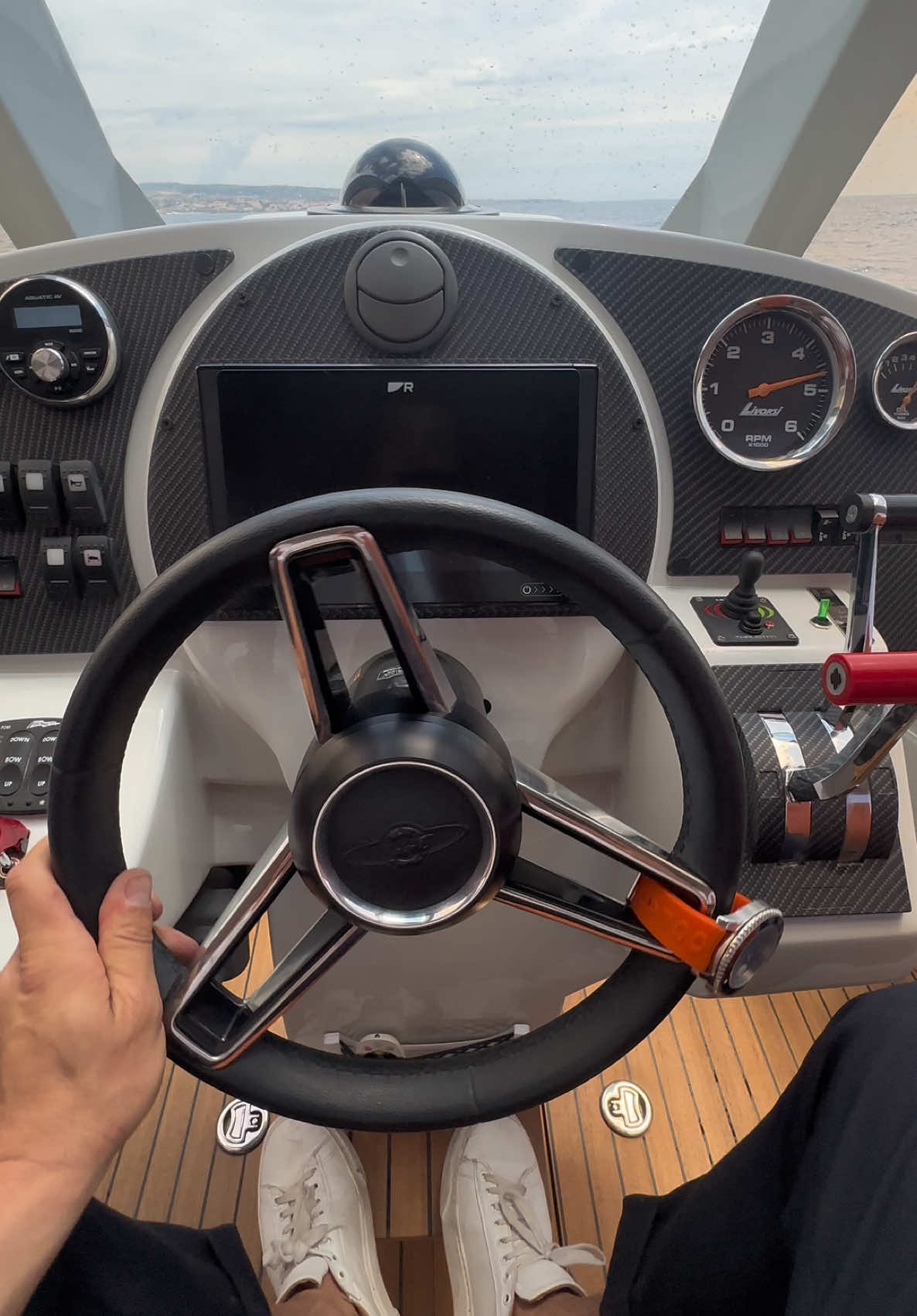 A post by @ on TikTok caption: #jetcapsule  #jet #capsule #yacht #charter #boat #yachting #superyacht #hyper #hyperyacht #transportation #design #luxuryonwater #luxury #private #privatejet #design #automotive #gt #granturismo #watermobility #mobility #madeinitaly 