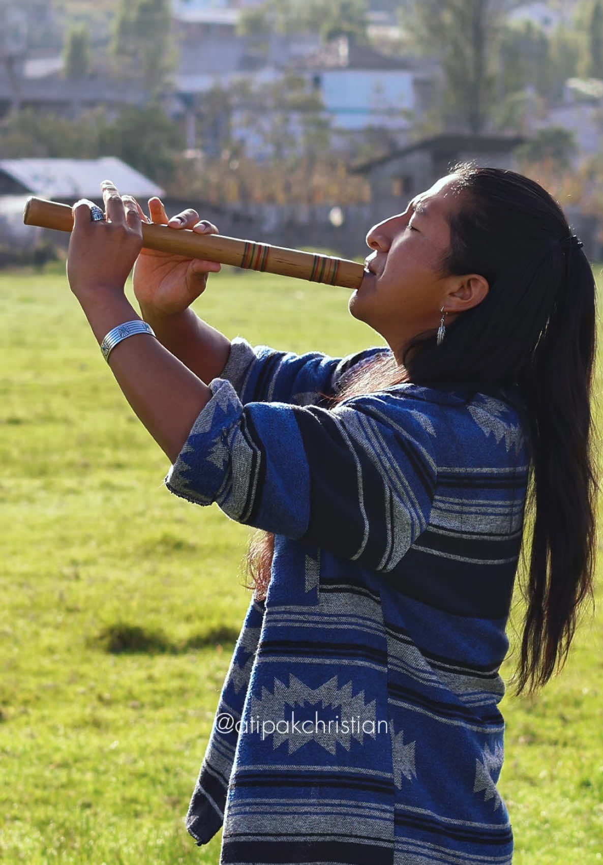 A post by @atipakchristian on TikTok caption: Atipak Christian - White Buffalo 🦬 #nativemusic #nativetiktok #andeanmusic 