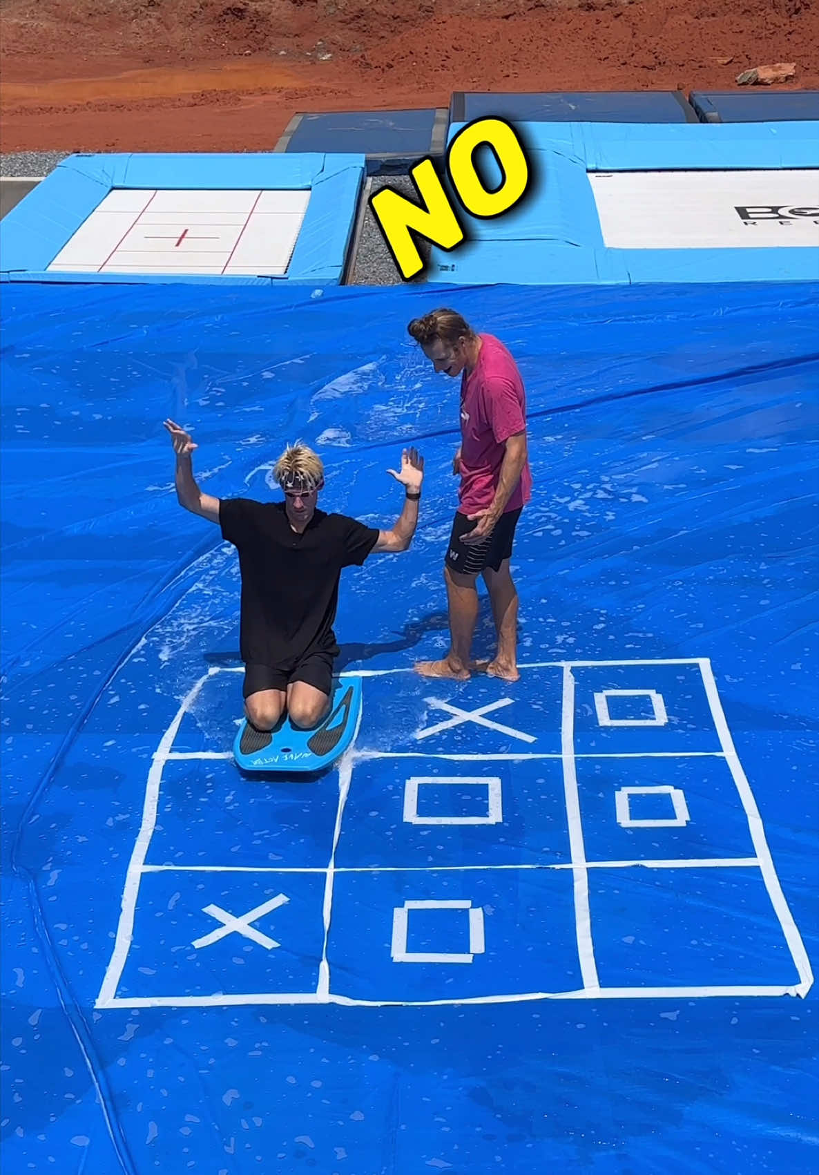 A post by @bob.reese on TikTok caption: SLIP TAC TOE 😂