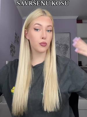 A post by @elena.stojcevski on TikTok caption: Počni da stavljaš masku i na TEME, ne samo na krajeve. Veruj mi.  Ja sam opsednuta ovom aloe verom maskom, 100h hidratacije, ne masti teme, ali kosa bude premekana🫶🏼  #garnierhair #garnierhaircare #paidpartnership #paid #garniersrbija