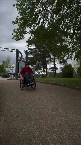 A post by @mickey.bushell on TikTok caption: If you want to keep moving forward… just be consistent in everything you do  #WheelchairFitness #wheelchairuser #wheelchairskills 