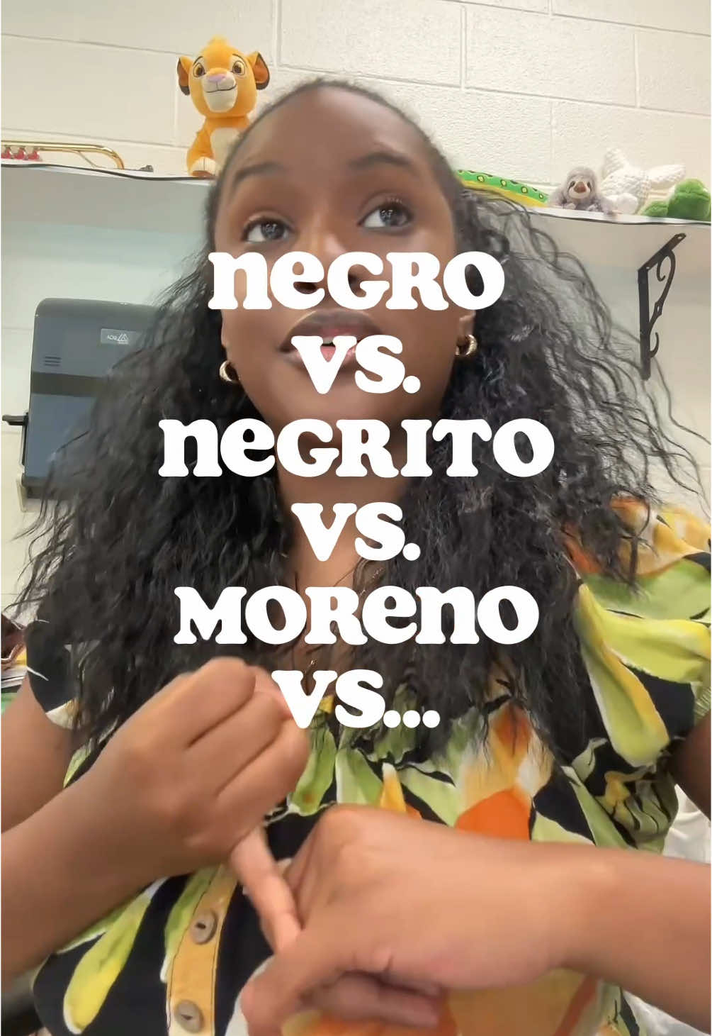 A post by @blackgirlpolyglot on TikTok caption: Respuesta a @thatgirlaugust there’s a reason for everything, let’s talk about it! & heavy on don’t let anyone play in your face😂 #negrita #morena #fyp #learnspanish 
