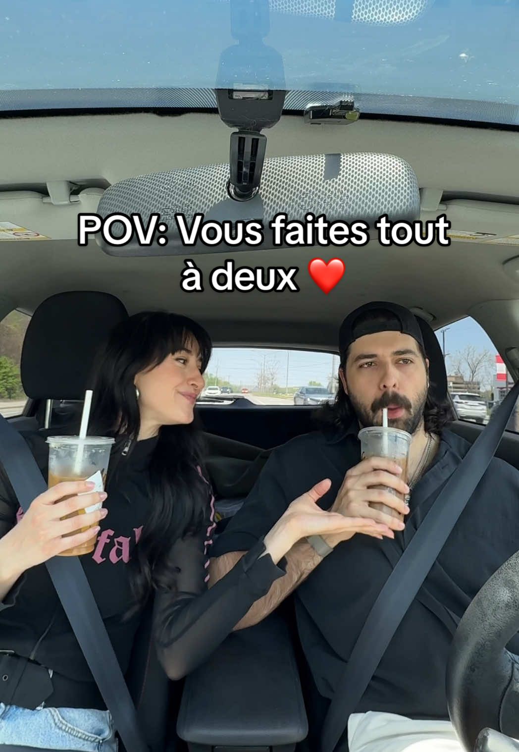A post by @emylalune on TikTok caption: Enfin presque…❤️😅 #humour #couple #quebec 