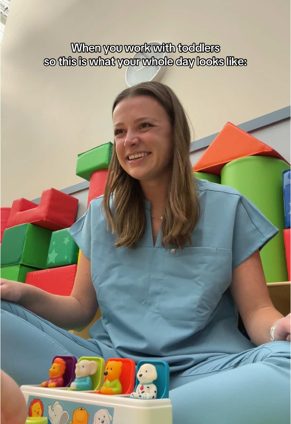 A post by @peds_slp on TikTok caption: We love music in speech therapy tho!  #slp #speechtherapy #pedsslp #speechpathologist #toddler #toddlerlife #toddlertok #preschoolactivities #parenting #kidssong 