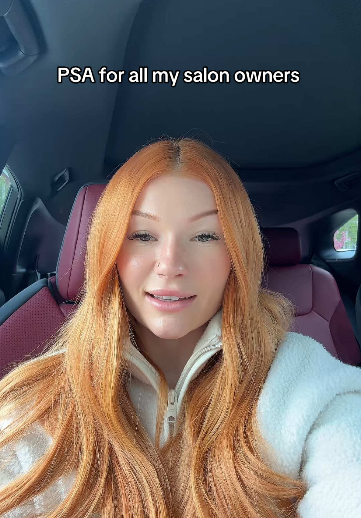 A post by @abbeybrookee on TikTok caption: Salon ownership is a beast, if your going through it I promise you it gets better 🫶🏻  #salonowner #salonowners #hairsalon 